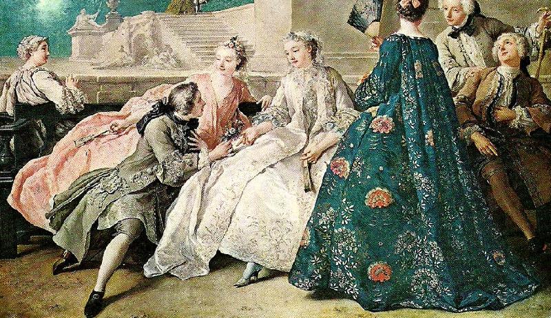 Jean-Francois De Troy the declaration of love, Spain oil painting art